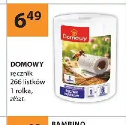 Drogerie Laboo Ręcznik DOMOWY 266 listków 1 rolka oferta