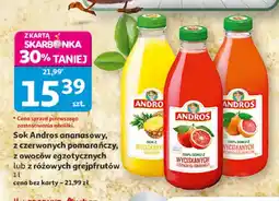 Auchan Sok Andros ananasowy oferta