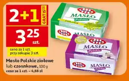 Auchan Masło Polskie ziołowe Mlekovita oferta