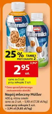 Auchan Napój mleczny Müllermilch oferta