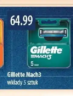 Drogerie Laboo Wkłady Mach3 5 sztuk Gillette oferta