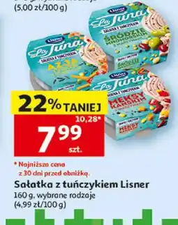 Auchan Sałatka z tuńczykiem La Tuna Azja Lisner oferta