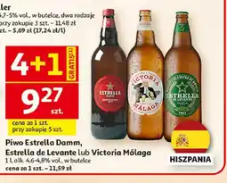 Auchan Piwo Estrella Damm oferta