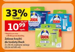 Auchan Żelowe krążki do toalety Duck Fresh Discs Blue oferta