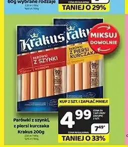 Delfin Parówki z piersi kurczaka Krakus oferta