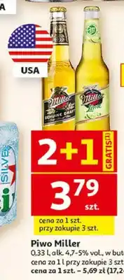 Auchan Piwo Miller Genuine Draft oferta