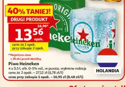Auchan Piwo Heineken 4-pak oferta