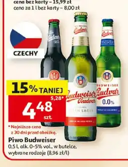 Auchan Piwo Budweiser Budvar Dark oferta