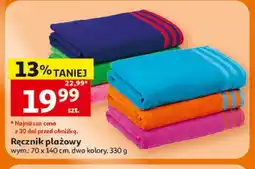 Auchan Ręcznik plażowy wym.: 70x140cm oferta
