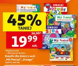 Auchan Książka dla dzieci z serii Miś Pracuś oprawa twarda oferta