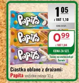 Eurocash Ciastka oblane z drażami: Papita oferta