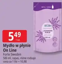 E.Leclerc Mydło w płynie On Line zapas, Forte Sweden oferta