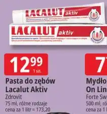 E.Leclerc Pasta do zębów Lacalut Aktiv, Zdrovit oferta