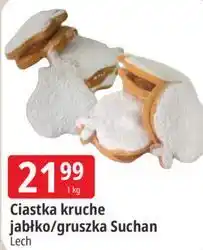 E.Leclerc Ciastka kruche jabłko/gruszka Suchan oferta