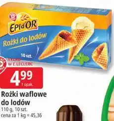 E.Leclerc Rożki waflowe do lodów oferta