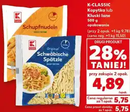 Kaufland K-CLASSIC Kopytka lub Kluski lane oferta