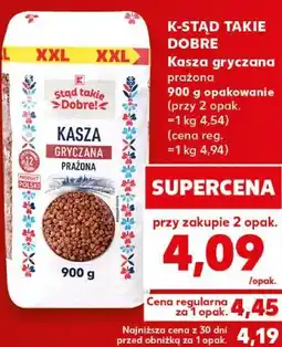Kaufland K-STĄD TAKIE DOBRE Kasza gryczana prażona oferta
