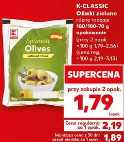 Kaufland K-CLASSIC Oliwki zielone różne rodzaje oferta