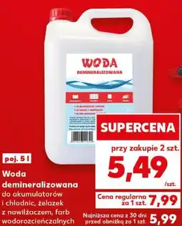 Kaufland Woda demineralizowana poj oferta