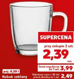 Kaufland Kubek szklany poj oferta