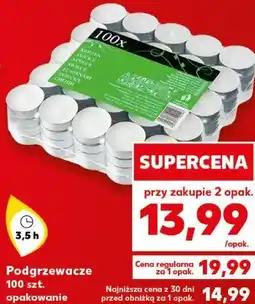 Kaufland Podgrzewacze 100 szt oferta