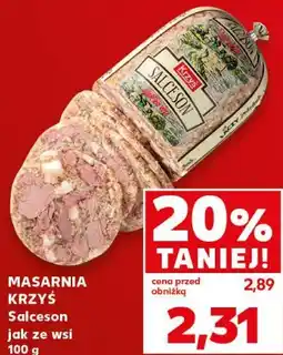 Kaufland MASARNIA KRZYŚ Salceson jak ze wsi oferta