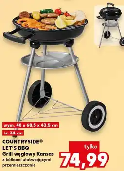 Kaufland COUNTRYSIDE LET'S BBQ Grill węglowy Kansas oferta