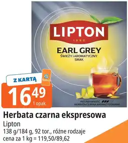 E.Leclerc Herbata czarna ekspresowa Lipton oferta