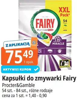 E.Leclerc Kapsułki do zmywarki Fairy oferta