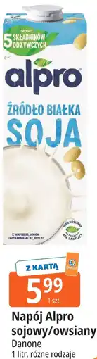 E.Leclerc Napój Alpro sojowy/owsiany Danone oferta