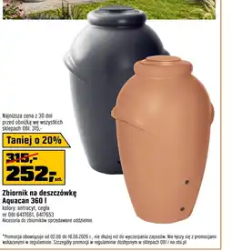 OBI Zbiornik na deszczówkę oferta