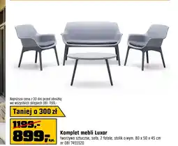 OBI Zestaw mebli ogrodowych Luxor oferta