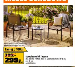 OBI Zestaw mebli ogrodowych oferta