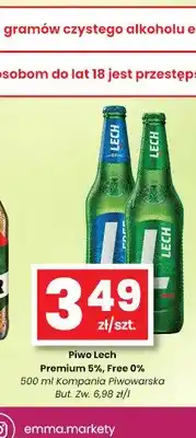 EMMA market Piwo Lech Premium 5% oferta
