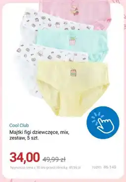Smyk Majtki figi dziewczęce Cool Club mix 5-pak oferta