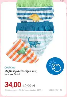 Smyk Majtki slipki chłopięce Cool Club mix zestaw 5-pak oferta