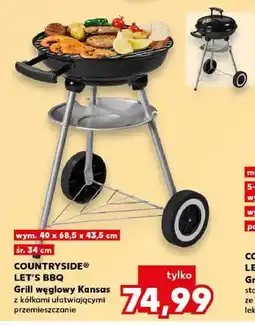 Kaufland Grill węglowy Kansas COUNTRYSIDE LET'S BBQ oferta