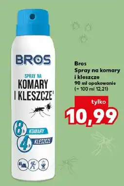 Kaufland Spray na komary i kleszcze BROS oferta