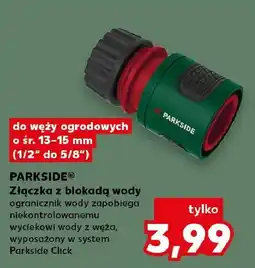 Kaufland Złączka z blokadą wody PARKSIDE oferta