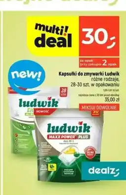 Dealz Kapsułki do zmywarki Ludwik Ekologiczne All in 1 oferta