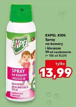 Kaufland Spray na komary i kleszcze EXPEL KIDS oferta