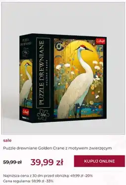 Home&You Puzzle drewniane Trefl Golden Crane z motywem zwierzęcym oferta