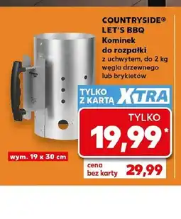Kaufland Kominek do rozpałki COUNTRYSIDE LET'S BBQ oferta