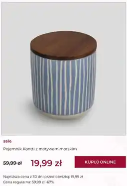 Home&You Pojemnik Kontti z motywem morskim oferta