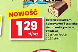 EMMA market Batonik z wiórkami kokosowymi i orzeszkami ziemnymi w polewie kakaowej Cocoz oferta