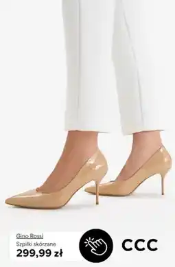 CCC Szpilki skórzane Gino Rossi oferta
