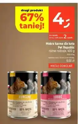 Dealz Mokra karma dla kota Pet Republic Kurczak oferta