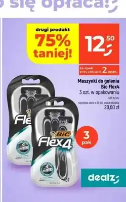 Dealz Maszynki do golenia Bic Flex4 3-pak oferta