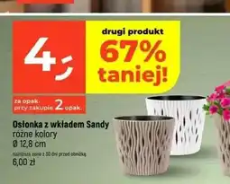 Dealz Osłonka z wkładem Sandy Ø 12,8 cm oferta