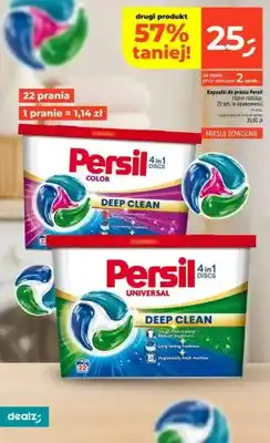 Dealz Kapsułki do prania Persil 4in1 Discs Color Deep Clean oferta